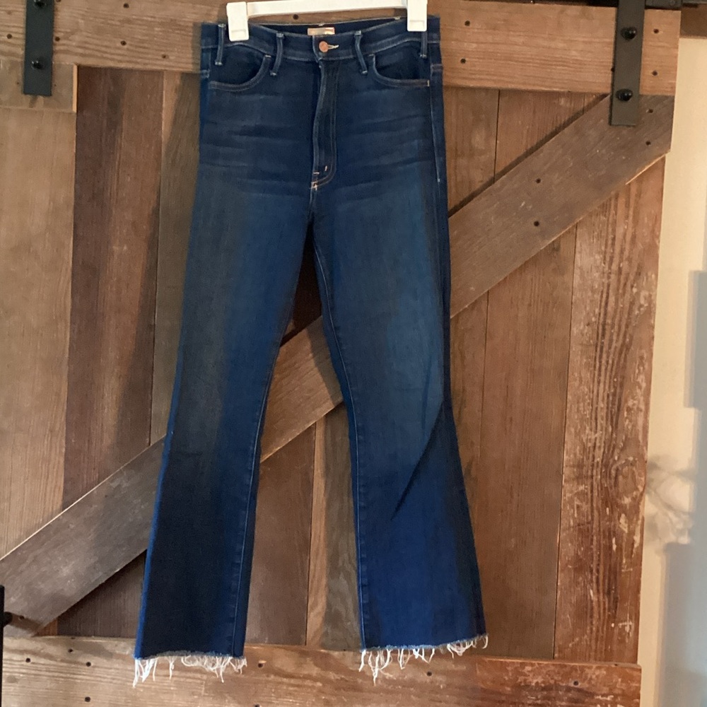 MOTHER The Hustler Ankle Fray Jeans